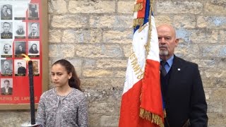 Cérémonie en hommage des fusillés de la prison le 6 Juin 1944 [upl. by Aniaz]