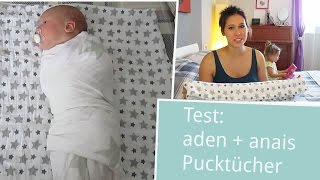 Test aden  anais Swaddles Mulltuch zum Pucken  Babyartikelde [upl. by Nnyroc834]