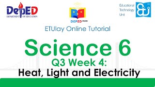 Heat Light and Electricity  Grade 6 Science Quarter 3 Week 4 [upl. by Alrahs]