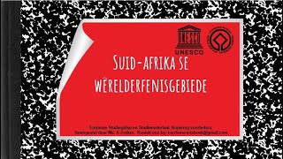 GR 12 UNESCO WERELDERFENISTERREINE IN SUID AFRIKA [upl. by Coltun]