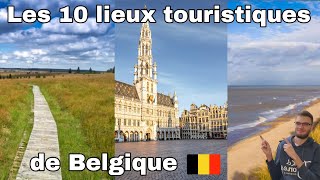 Les 10 lieux touristiques de Belgique [upl. by Audley38]