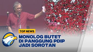 Monolog Butet di Panggung PDIP Tuai Polemik [upl. by Hatty]