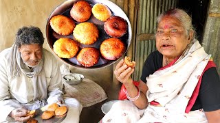 Pua Pitha Recipe  Grandmother special Delicious Bengali Favorite Teler Pithavillage cooking [upl. by Naillij]