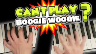 You CAN Play Boogie Woogie Piano  With Hand Independence  Beginners Easy Tutorial Music Lesson [upl. by Rilda]