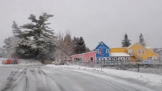 Four Provinces of Canada PEI NB QCand ON full of snow [upl. by Ahsoj]