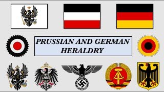 Prussian and German Heraldry History of PrussianGerman Flags Coats of arms and Cockades [upl. by Aralomo]