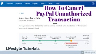 How To Cancel PayPal Unauthorized Transaction [upl. by Haldis356]