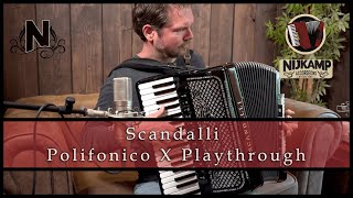 Scandalli Polifonico X  Short Playthrough [upl. by Bellanca]