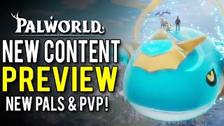 Palworld  NEW PALS amp FUTURE CONTENT PREVIEW New PvP Arena Raid Bosses amp Base Building Technology [upl. by Lottie859]