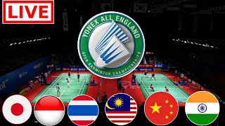 All England Open Live Score Badminton 2024  Day3 Round of 32  bwf live England Open [upl. by Viola308]