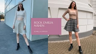 Rock nähen  SCHNELL amp EINFACH  für Anfängerin [upl. by Acina186]