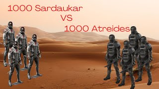 Dune Atreides soldiers verses Sardaukar whose winning [upl. by Ylagam198]