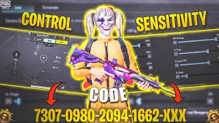 NEW UPDATE 290 😈 BEST SENSITIVITY CODE  CONTROL SETTINGS PUBG MOBILEBGMI  BEST 5 FINGER IPHONE [upl. by Aynodal]