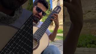 Hüseyni taksim by Celil Refik Kaya on microtonal guitar [upl. by Aisek]