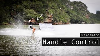 Wakeskate Trick Tip  FALL LESS with HANDLE CONTROL [upl. by Yuu340]