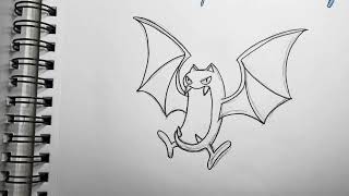 0042 Gobat pokemon drawing timelapse [upl. by Nowahs]