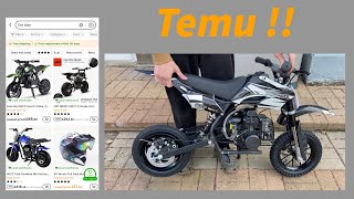 unboxing cheapest dirt bike from Temu￼ [upl. by Bohner254]