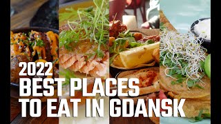 Best places to EAT amp DRINK in Gdansk Poland 2022 [upl. by Ignaz807]