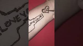 Simple tips for tattoo simple tattoomehndi viraldesign subscribe support shortsfeed [upl. by Prestige]