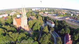 Olsztyn z lotu ptaka  Birdview Quadrocopter Drone BlackSnaper DJI [upl. by Drucie]