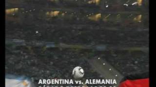 Adelanto Argentina vs Alemania [upl. by Bottali]