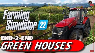 how to use Greenhouses End to End  Farming Simulator 22 [upl. by Airuam311]