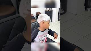 Hair color transformation  hair color tutorial  hair color  haircolor boyshaircolor buzzcut [upl. by Aneehsar]