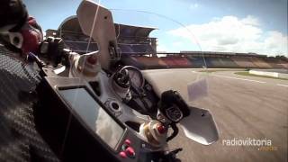 GYROCAM onboard Runde in Hockenheim á la MotoGP [upl. by Fishbein488]