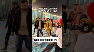 ARJAN DHILLON WITH HIMMAT SANDHU 🚀❤️ WEDDING VIDEO arjandillon himmatsandhu [upl. by Lingwood]