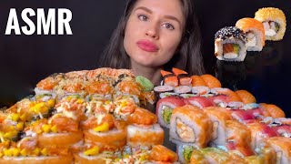 ASMR SUSHI amp SASHIMI PLATTER MUKBANG No Talking EATING SOUNDS  Zulfia ASMR [upl. by Nossyla]