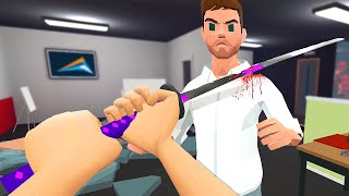 Testing NEW Weapons on the Office Ragdolls  Frenzy VR Gameplay Sandbox [upl. by Elsa753]