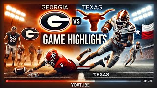 Top 25 College Football Showdown Georgia Takes Down Texas  Week 7 Highlights [upl. by Tut]