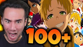 100 ANIME SONGS IN ONE VIDEO [upl. by Deegan]