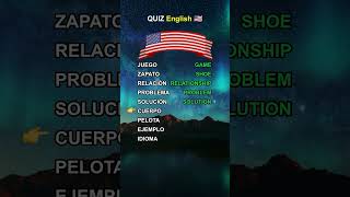 Pon a prueba tu vocabulario en ingles cursodeingles inglés quiz cursoingles inglesonline [upl. by Ailb]