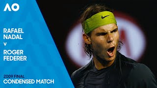 Rafael Nadal v Roger Federer Condensed Match  Australian Open 2009 Final [upl. by Lled]