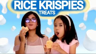 LETS MAKE RICE KRISPIES TREATS [upl. by Cyrillus]