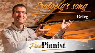 Solveigs song  KARAOKE  PIANO ACCOMPANIMENT  Peer Gynt  Grieg [upl. by Teirrah]