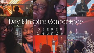 Vlog Day 1 Inspire Conference Deeper Church [upl. by Olegnaed]