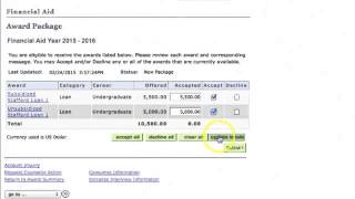 How to Accept Your Stafford Loans via myUMBC [upl. by Snider]