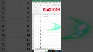 Microsoft Excel Tips and Tricks  Number sequence in Microsoft Excel [upl. by Etheline]