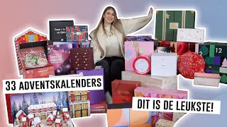 33 Adventskalenders  Hoeveel heb ik uitgegeven 🎄😱  Make Me Blush [upl. by Dorrie]