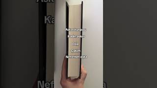 Kitap önerisi booktube books books bookreview keşfetteyiz keşfetbeniöneçıkar [upl. by Ettennyl375]