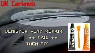 FAIL  Jaguar XK8 Demister  Dash repair  then fix [upl. by Gladine]