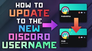 How to UPDATE to the NEW Discord Username System [upl. by Ttennaej580]