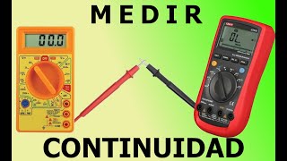 como medir continuidad con multimetro o tester [upl. by Suoivatra]