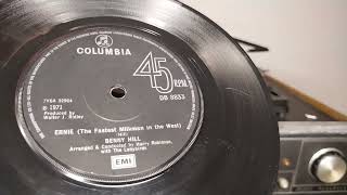 Ernie The Fastest Milkman In The West  Benny Hill  1971 Columbia 45rpm Vinyl  GEC Soundeck [upl. by Liatris]