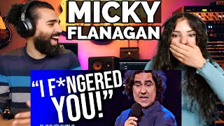 We react to Micky Flanagan  The Demise of Fngering  Live The Out Out Tour Comedy Reaction [upl. by Amsa]