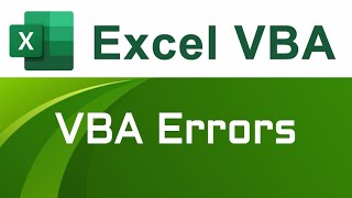 VBA Errors  VBA Basics excelvbaguide excelvba excelvbatutorial vbaerrors errorinvba vbabasics [upl. by Kurtzig]