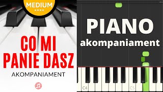 Co mi Panie dasz I AKOMPANIAMENT Fortepianu NUTY I arr Adam Sztaba Orkiestra online Piano [upl. by Nila]