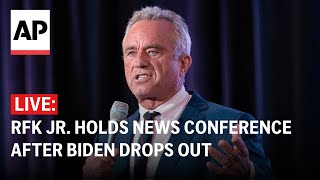 LIVE RFK Jr holds a news conference after Biden drops out of 2024 race [upl. by Anol285]